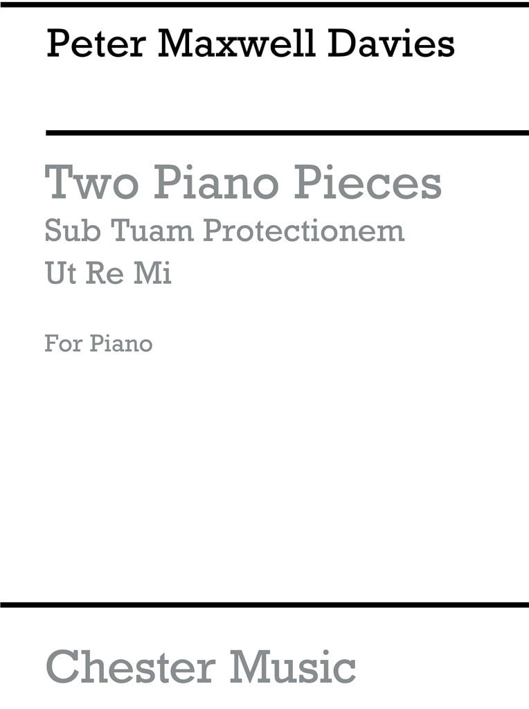 Two Piano Pieces